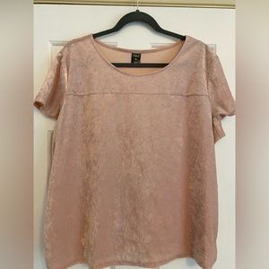 Baby Pink Velvet Shirt